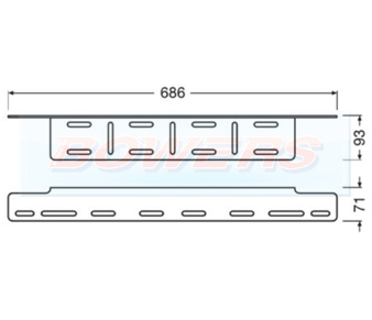 OSRAM LEDriving License Plate Bracket AX Schematic