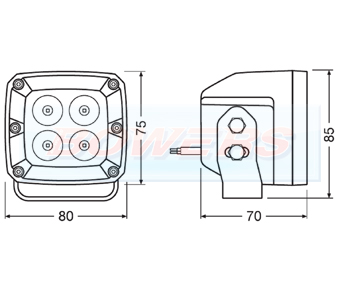 OSRAM LEDriving Cube VX80-SP Schematic