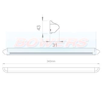 Labcraft LL2CW250 Astro Caravan Awning Light Schematic