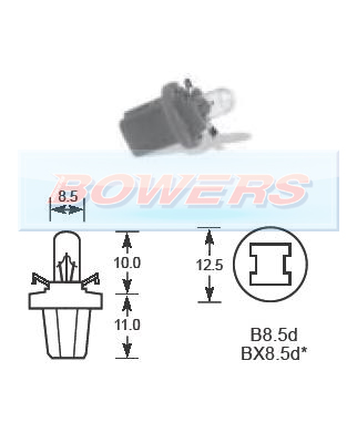 Ring Bulb 12v 1.2w Black Casing R509T