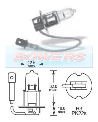 Ring Bulb 12v 55w H3 R453