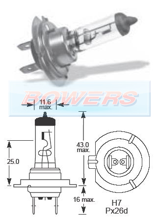 Ring Bulb 12v 55w H7 R477