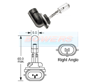 Ring Bulb 12v 50w Right angle base R886