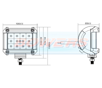 Maypole MP5070 LED Light Bar Schematic