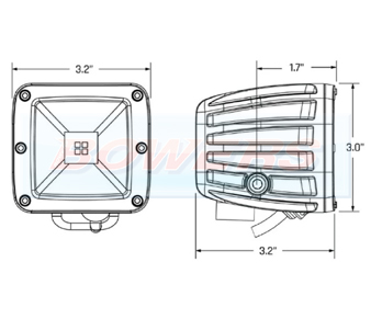 Rigid Radiance+ LED Pods RGBW Schematic