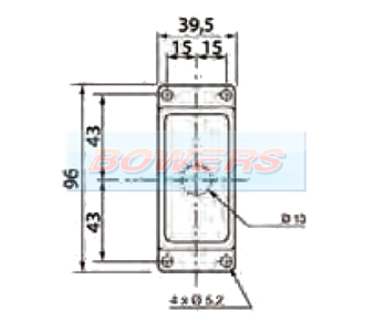 Vignal 188710 FE88 Red/Clear Marker Light Schematic