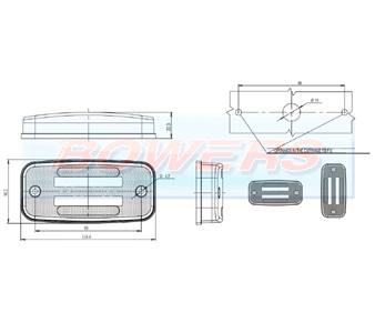 WAS W158 LED Marker Light Schematic