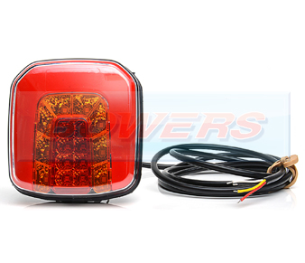 WAS W145 Neon Square LED Rear Combination Light 2