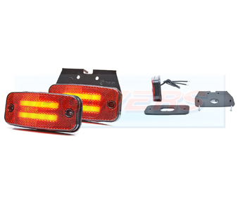 WAS W158 LED Rear Red Marker Light