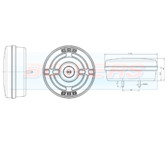 WAS W210 Neon LED Rear Hamburger Light Schematic