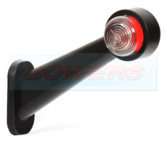 Red/White Stalk End Outline Side Marker Light 263