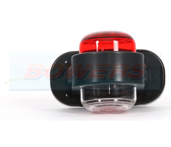 Red/White End Outline Side Marker Light 264 Top