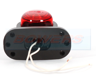 Red/White End Outline Side Marker Light 264 Bottom