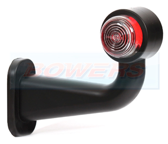 Red/White Stalk End Outline Side Marker Light 265