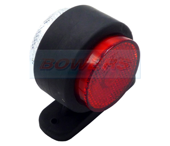 WAS W56RR LED Red White Side End Outline Marker Light