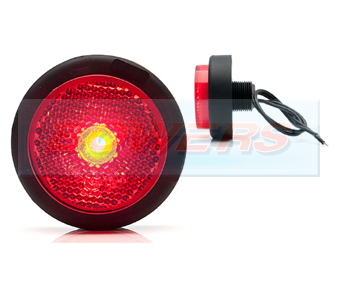 WAS W79RR LED Rear Red Push In Marker Light
