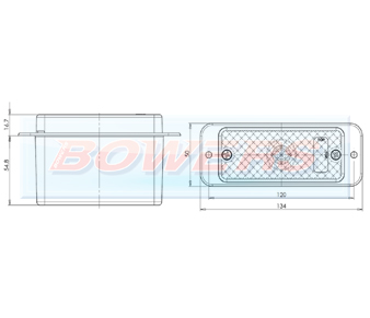 WAS W83 / W84 Flush Fitting Fog Reverse Light Schematic