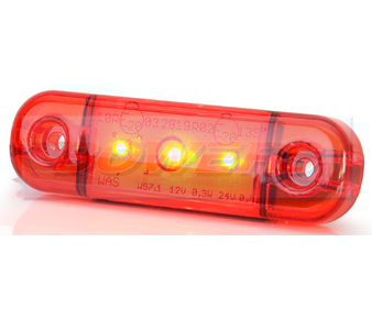 WAS W97.1 LED Red Rear Marker Light