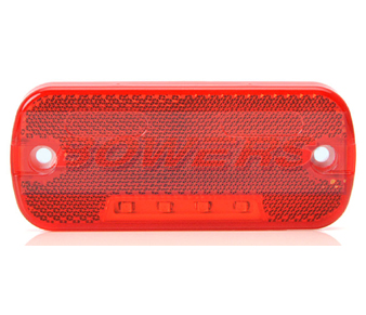 WAS W128 LED Red Rear Marker Light