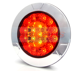 WAS W131 Chrome LED Rear Hamburger Light