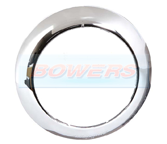 Chrome Bezel For Button Marker Lamps