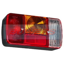 Sim 3127 12v/24v Rear Offside Universal Combination Trailer Tail Lamp/Light Unit