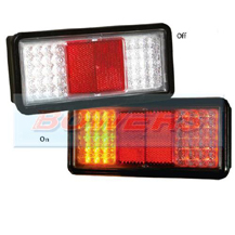 Sim 3159 12v/24v 4 Pin Clear Lens LED Rear Combination Tail Lamp/Light