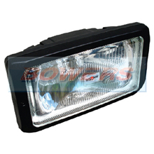 Sim 3226 12v/24v 9.5" Rectangular Spot/Driving Lamp/Light With Side/Position Light