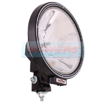 Sim 3227 12v/24v 9" Round Spot/Driving Lamp/Light With Side/Position Light