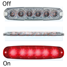 LED Autolamps 12FM Slim Line LED Rear Fog Light Lamp