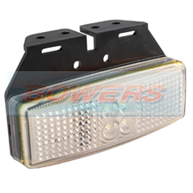 LED Autolamps 1491WM 12v/24v White Front Marker Lamp/Light With Bracket