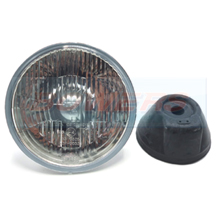 Hella 7" Inch Halogen H4 Flat Lens Headlight Headlamp 1L6002395261