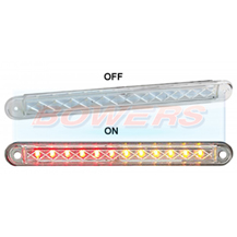 LED Autolamps 235WSTI24 24v Universal White Slim Line LED Rear Combination Tail Light Lamp