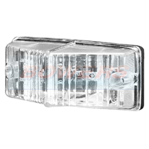 Sim 3124 White/Clear Front Marker/Position Lamp/Light