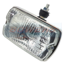 Sim 3210 Stainless Steel Rectangular Front Fog Lamp/Light Peugeot 205 GTI CTI 106 306 Mi16