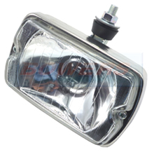 Sim 3211 Stainless Steel Rectangular Front Spot/Driving Lamp/Light Peugeot 205 GTI CTI 106 306 Mi16