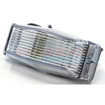 White LED Danish Style Double Burner Front Marker Light/Lamp