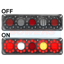 LED Autolamps 3851FWARM Rear Combination Light/Lamp