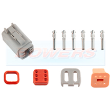 6 Way Female Deutsch DT Series Connector Plug