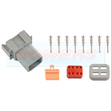 8 Way Male Deutsch DT Series Connector Plug