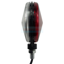 Red/White LED Lollipop Earring Mirror Marker Light/Lamp