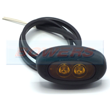 Rubbolite M851 Amber Side LED Marker Light/Lamp