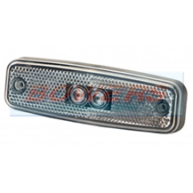 Rubbolite M890 White/Clear Front LED Marker Light/Lamp