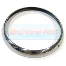 Screw On Chrome Headlight Trim Rim Ring For Classic Car 7" Headlights