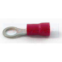 Red 5.3mm Ring Connectors/Terminals For 0.5-1.5mm² Cable (50pk)