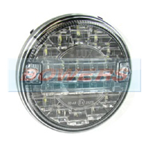 12v/24v Universal LED Rear Slim Line 140mm Hamburger Reverse Lamp/Light