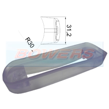 Curved Clear Bar Mounting Gasket For Surface Mount LED Marker Lights