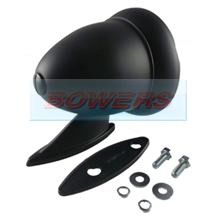 Black Bullet/Torpedo Sports/Racing Style Exterior Wing/Door Mirror