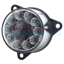 55mm Round Inner LED Clear Rear Fog Light For 98mm Combinable Lights Lamps
