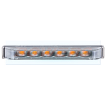 6x LED Slim Grille Fit Amber Strobe Warning Light